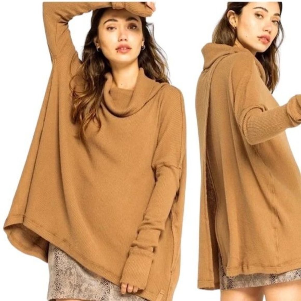 Free People Juicy Long Sleeve Tunic Top  Canyon Moon Women’s Size S New Bohemian